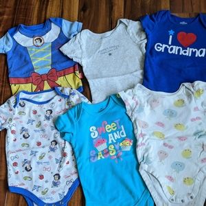 Baby Girl ❤️ 12 Months Onesie lot